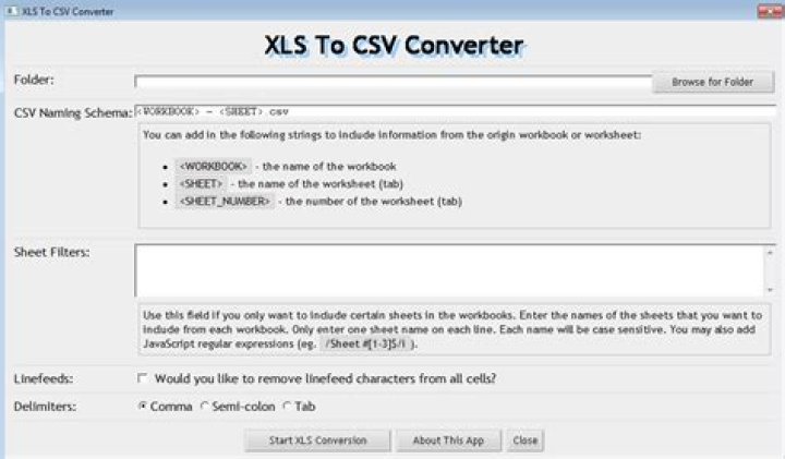 How to convert Excel file with multiple sheets to a set of CSV files?