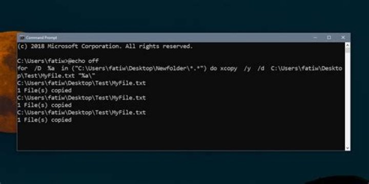 How to copy all files of a certain type into a folder from command prompt?
