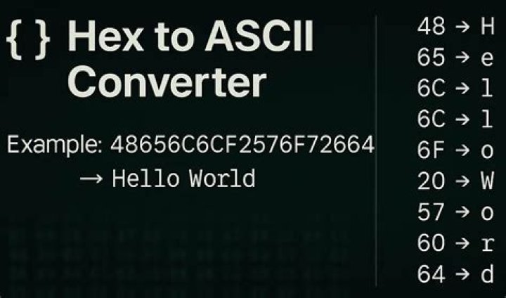How to decode hexadecimal to text (ASCII)? [closed]