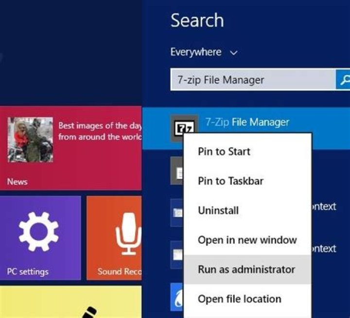 How to enable 7-zip right click option in the version of 7-zip 18.5 using ThinApp