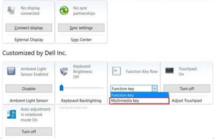 How to enable function keys on external keyboard only?