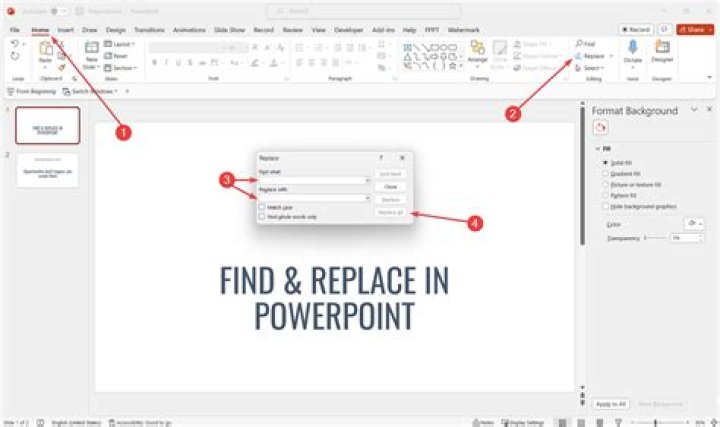 How to Find and Replace text in the Master and Layout slides?