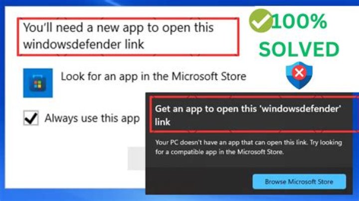How to fix "You'll need a new app to open this windowsdefender link" when trying to open Windows Defender in Win 11 Preview? [duplicate]
