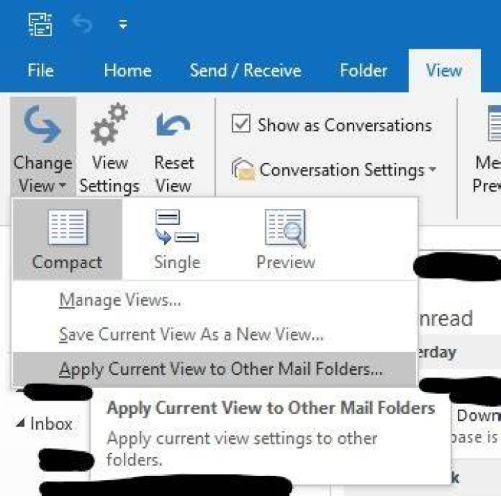 How to get all messages expanded in conversation mode in Outlook 2013?