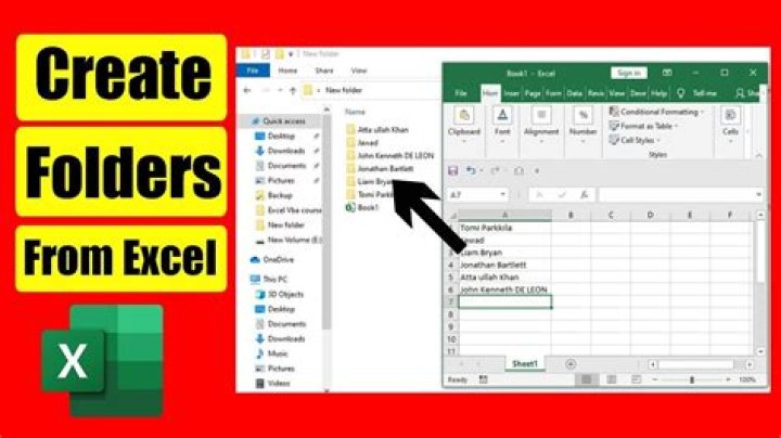 How to import file list and its attributes, from a folder to excel using windows explorer?