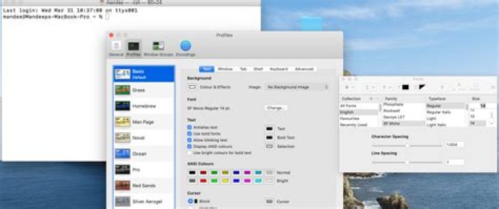How to increase Terminal font size on OSX?