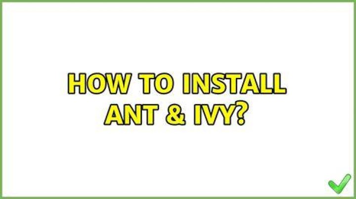 How to install ant & ivy?