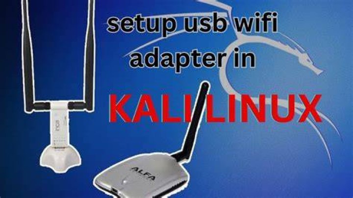 How to install external usb wifi adapter driver in kali linux