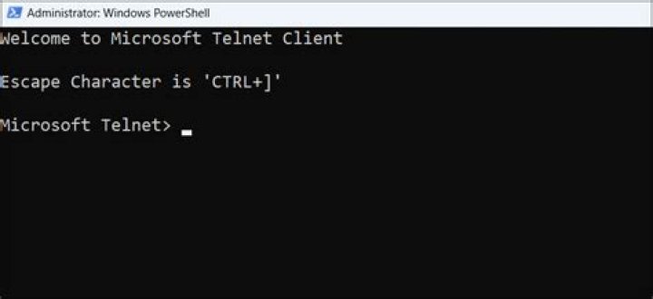How to install Telnet from a PowerShell Core prompt