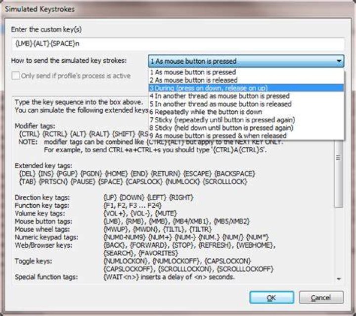 How to map/bind mouse button as keyboard button in Windows 7?