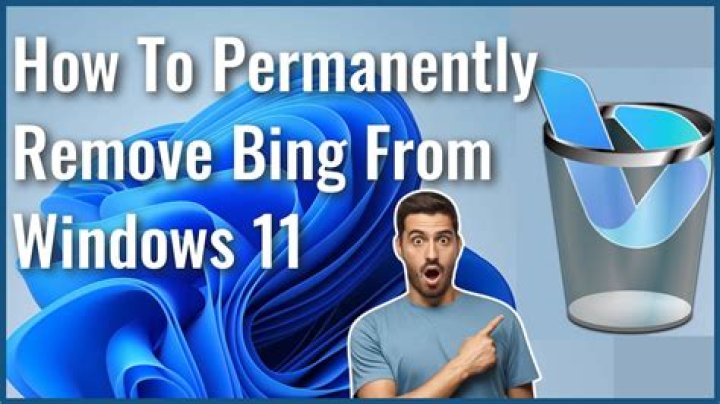 How to remove Bing, from the universe?