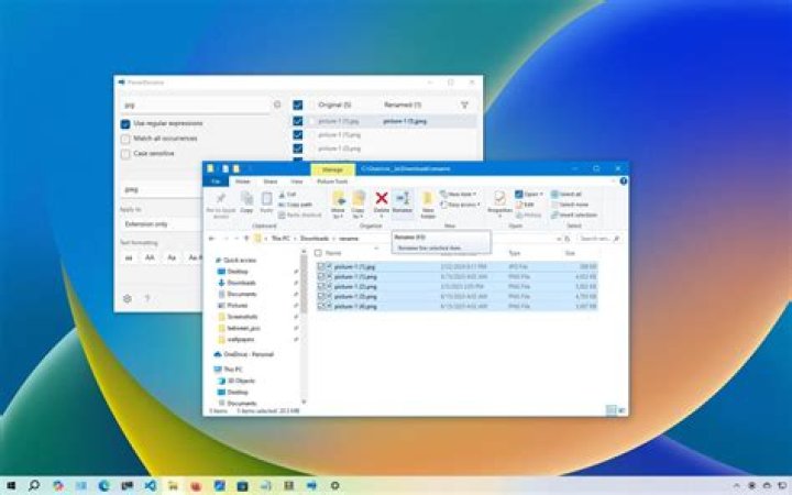 How to rename multiple files in multiple folders with one command