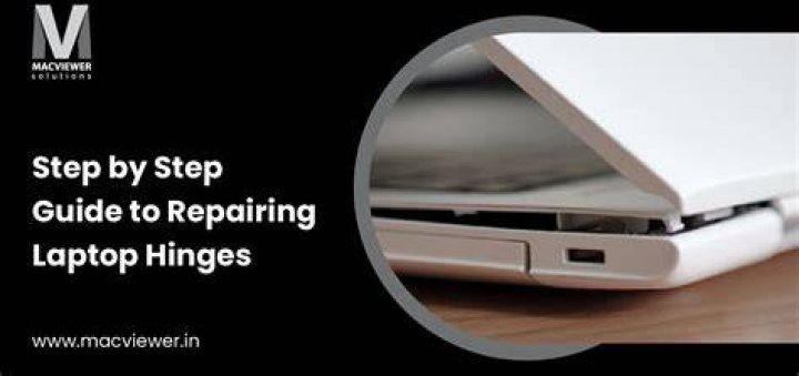 How to repair a laptop's screen hinges?