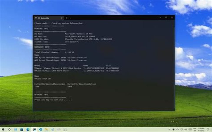 How to run VBS code in a batch file?
