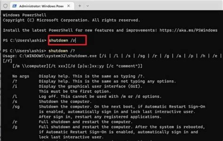 How to shutdown/restart from the command line without elevation?