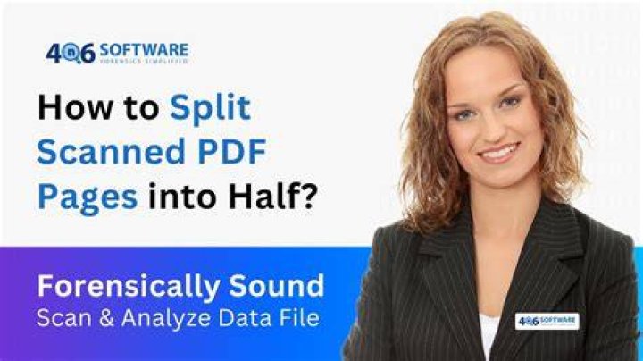 How to split scanned PDF documents in half with Sejda.com