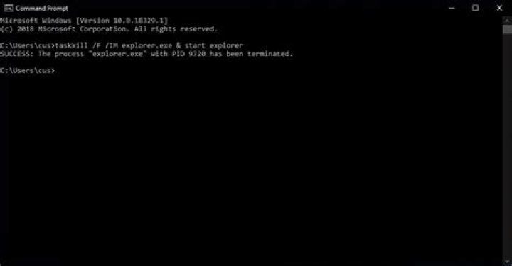 How to start "explorer" process using command line (Vista)?
