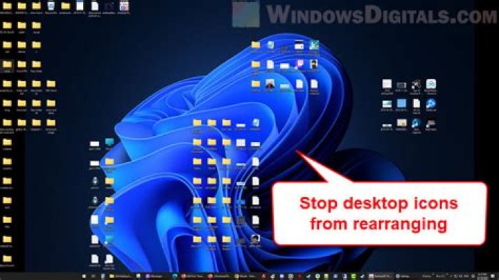 How to stop Windows 10 rearranging desktop icons with screen resolution