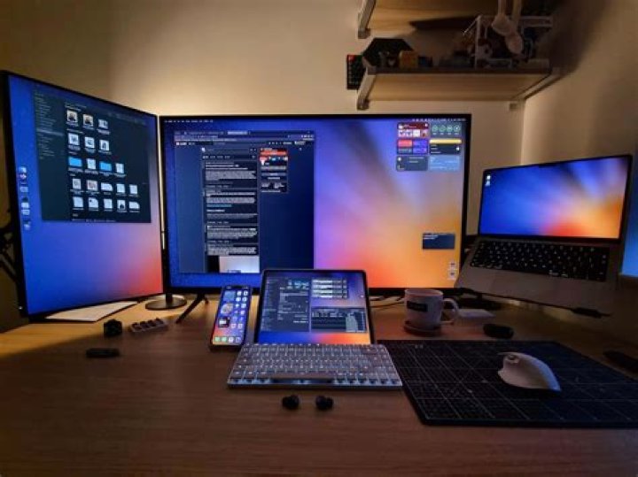 How to switch between two different 3 monitor setups?