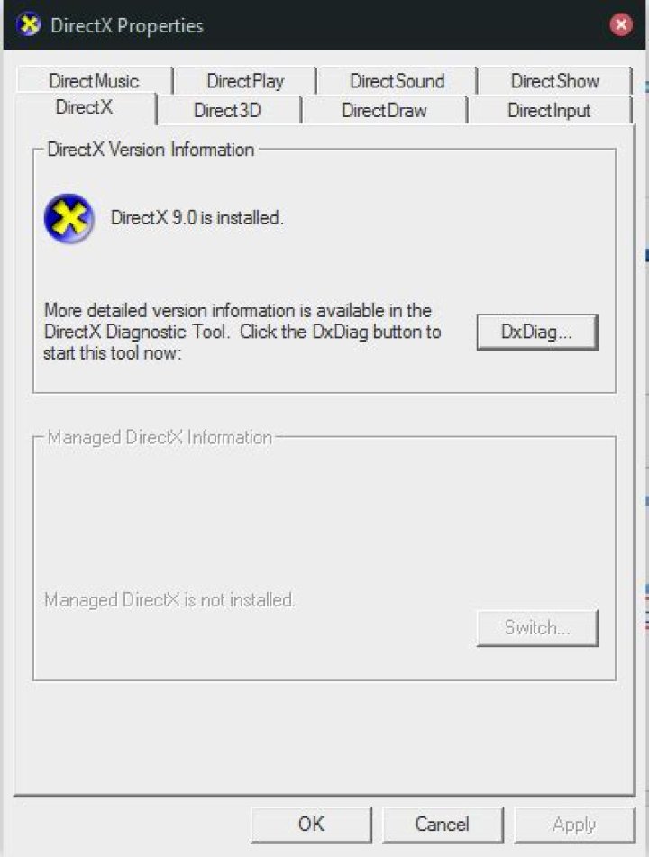 How to tell if DirectX 9.0c is installed