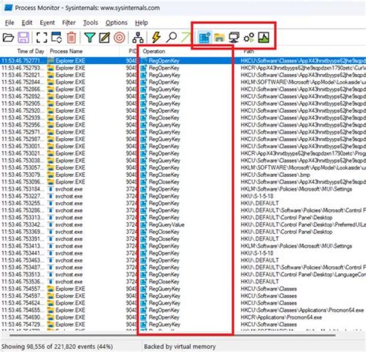 How to use ProcMon on Windows XP - Get an error about InitializeSRWLock