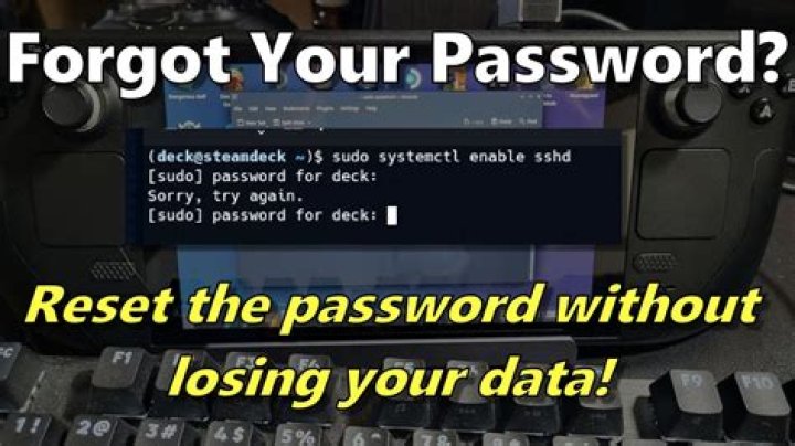 I forgot my sudo password
