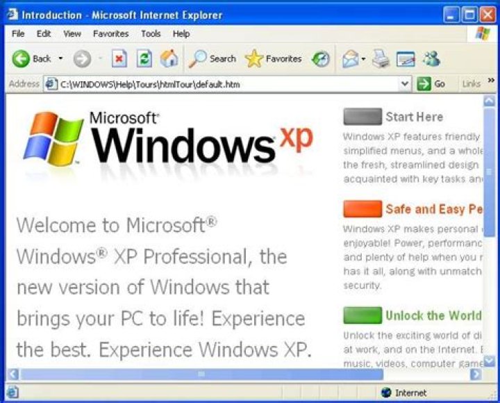 IE6 on Windows XP