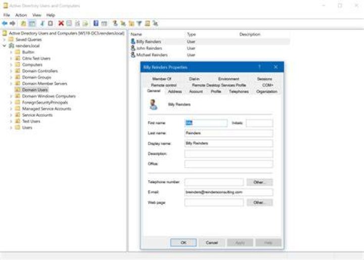 image of User tab in task manager