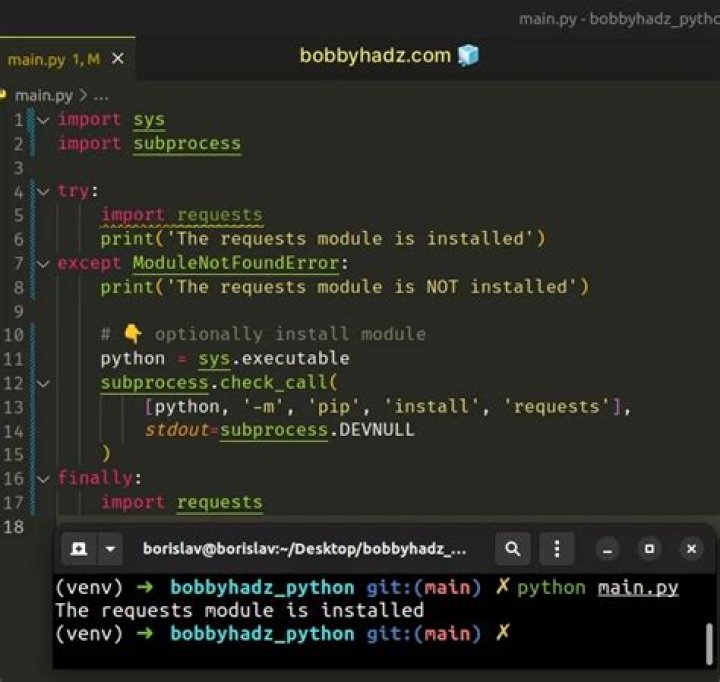 In Homebrew, how to check if a software package is installed and if not, install it