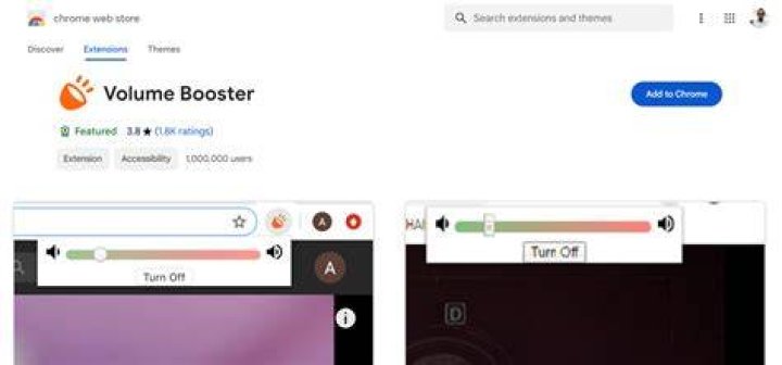 Increase the volume rocker at the bottom of the windows