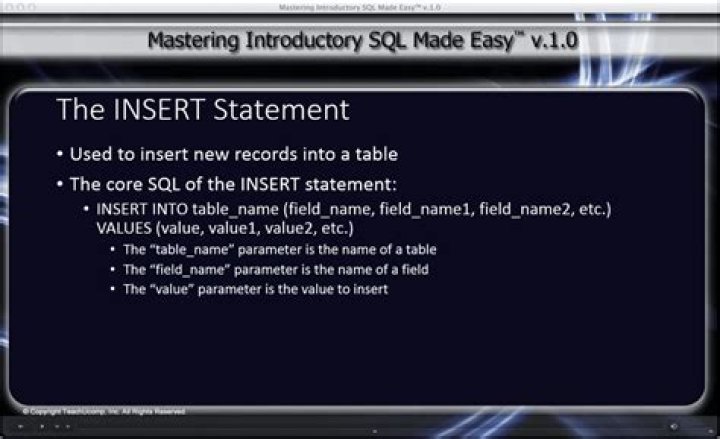insert