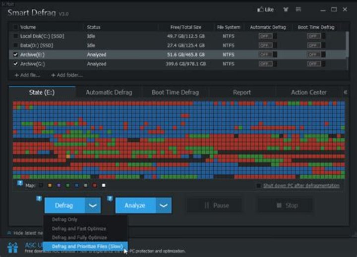 IObit Smart Defrag