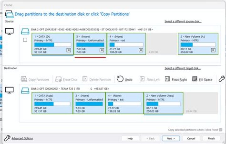 Is it recommended to partition an external drive used as storage?
