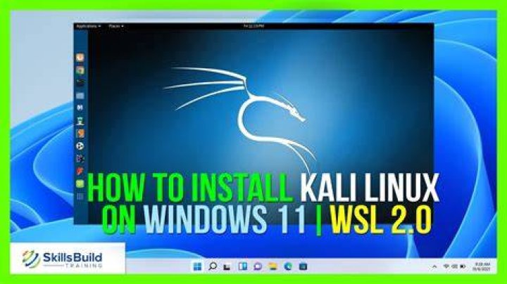 Kali WSL installed in Apps