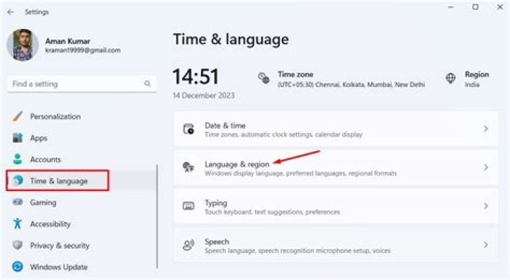 language option