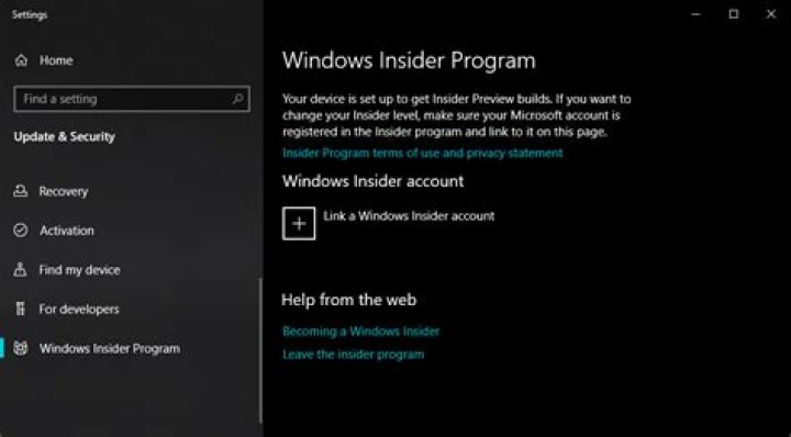 Left Insider Program but still receiving Insider updates