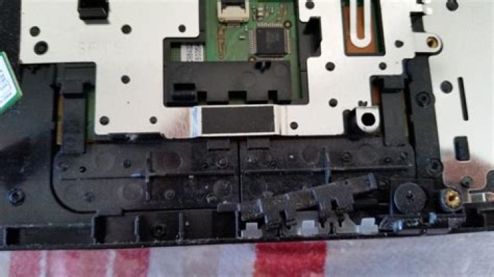 Left touchpad button hard to press