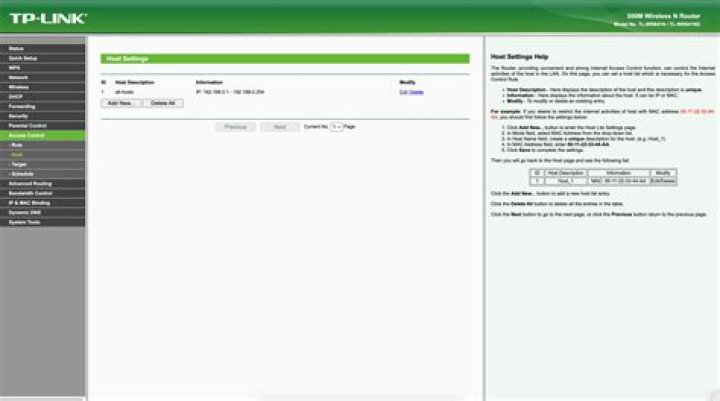 Limiting web access using router's whitelist feature