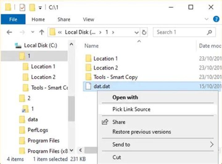 Link Shell Extension - Pick Link - Remote Image