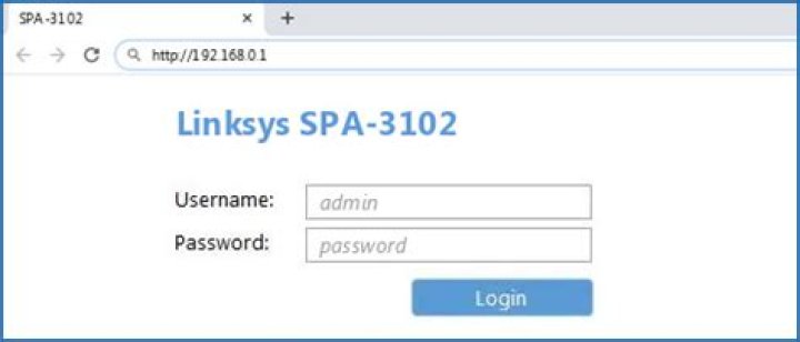 Linksys SPA-3102 password reset