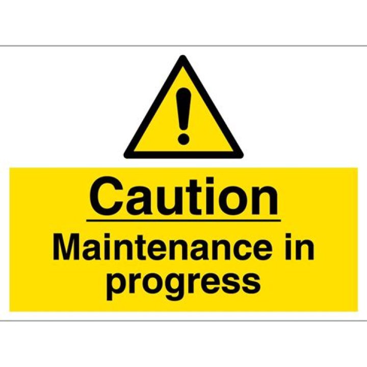 Maintenance in progress