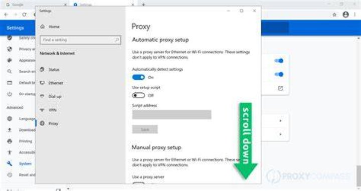 Manually configuring proxy settings of Google Chrome on Ubuntu