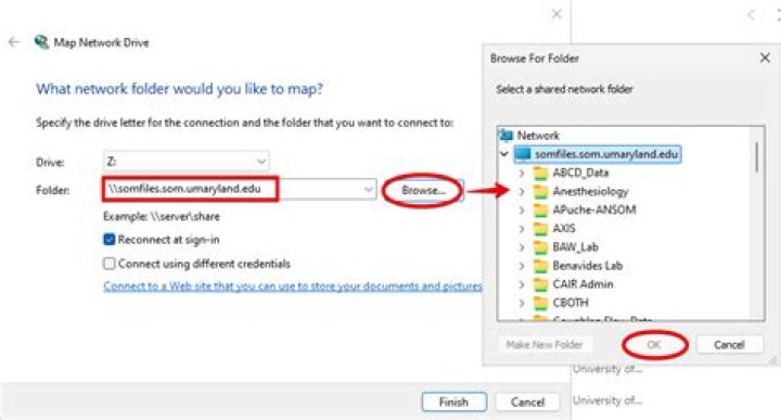 Mapping network drive from a shared external HDD