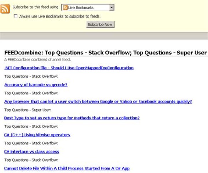 Merging multiple RSS feeds into one [closed]