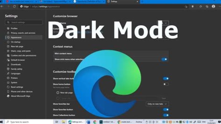Microsoft Edge - Dark Mode