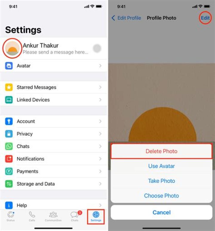 Missing Profile Screenshot