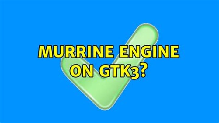 Murrine engine on GTK3?