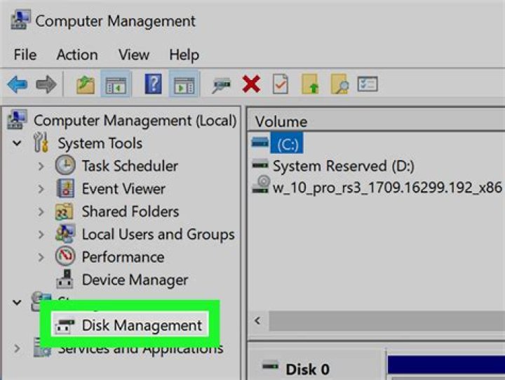 my Disk Management