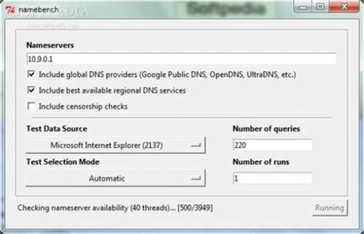 namebench screenshot