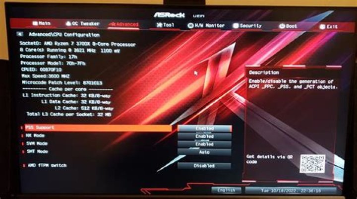 New CPU installed BIOS warning